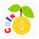 Coin Plant Money Plant Cash Plant アイコン