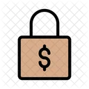 Lock Dollar Protection Icon