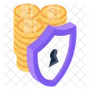 Financial Security Money Protection Currency Protection Icon
