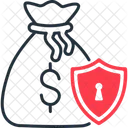 Money Protection Security Shield Icon