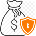 Money Protection Security Shield Icon