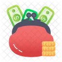 Money Purse Clutch Bag Icon