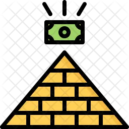 Money pyramid  Icon