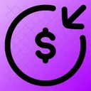 Money Receive Circle Icon