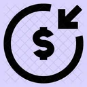 Money Receive Circle Icon