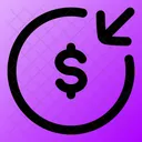 Money Receive Circle Icon