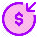 Money Receive Circle Icon