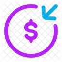 Money-receive-circle  Icon