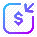 Money Receive Square Icon