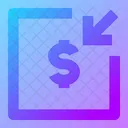Money Receive Square Icon