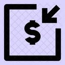 Money Receive Square Icon