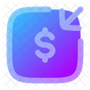 Money Receive Square Money Receive Money Icon