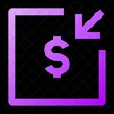 Money Receive Square Icon