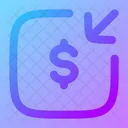 Money Receive Square Icon