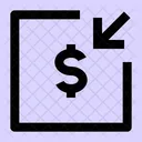 Money-receive-square  Icon