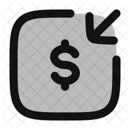 Money-receive-square  Icon