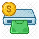 Money Receiver Usd  Icon