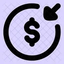 Money Recive Circle Money Receive Dollar Icon