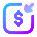 Money-recive-square  Icon