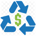 Money Recycle Recycle Garbage Icon
