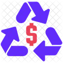 Money Recycle Business Finance Icon