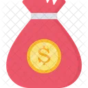 Money Sack Bag Bank Icon