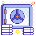 Cash Deposit Safe Box Locker Icon