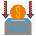 Save Inflation Management Security Icon