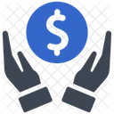 Donation Funding Hands Icon
