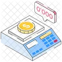 Money Scale Money Weight Machine Icon