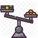 Money Scale Weighing Scale Balance Icon