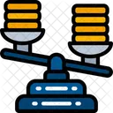 Money Balance Scale Icon