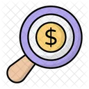 Money Search Financial Search Search Icon