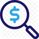 Money Search Investigation Finance Icon