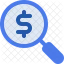 Money Search Investigation Finance Icon