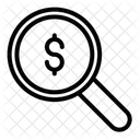 Money Search Search Financial Search Icon