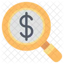 Money Searching Searching Money Icon