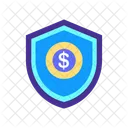Money Protection Shield Icon