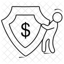Money Security Finance Security Cash Security Icon