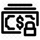 Money Locked Lock Money Protection Icon