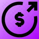 Money Send Circle Icon