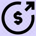 Money Send Circle Icon