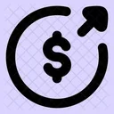 Money Send Circle Money Currency Icon