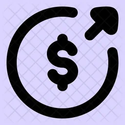 Money-send-circle  Icon