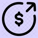 Money Send Circle Icon