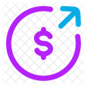 Money-send-circle  Icon