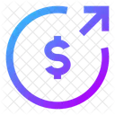 Money Send Circle Money Currency Icon