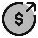 Money Send Circle Money Currency Icon