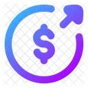 Money Send Circle Icon