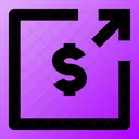 Money Send Square Icon